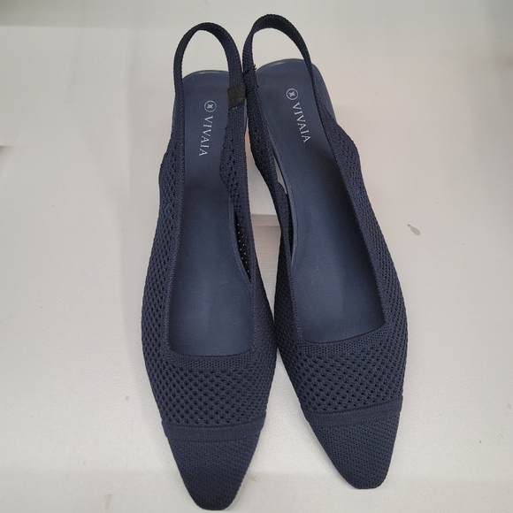 VIVAIA Leah Pointed Toe Slingback Heels - Picture 3 of 12